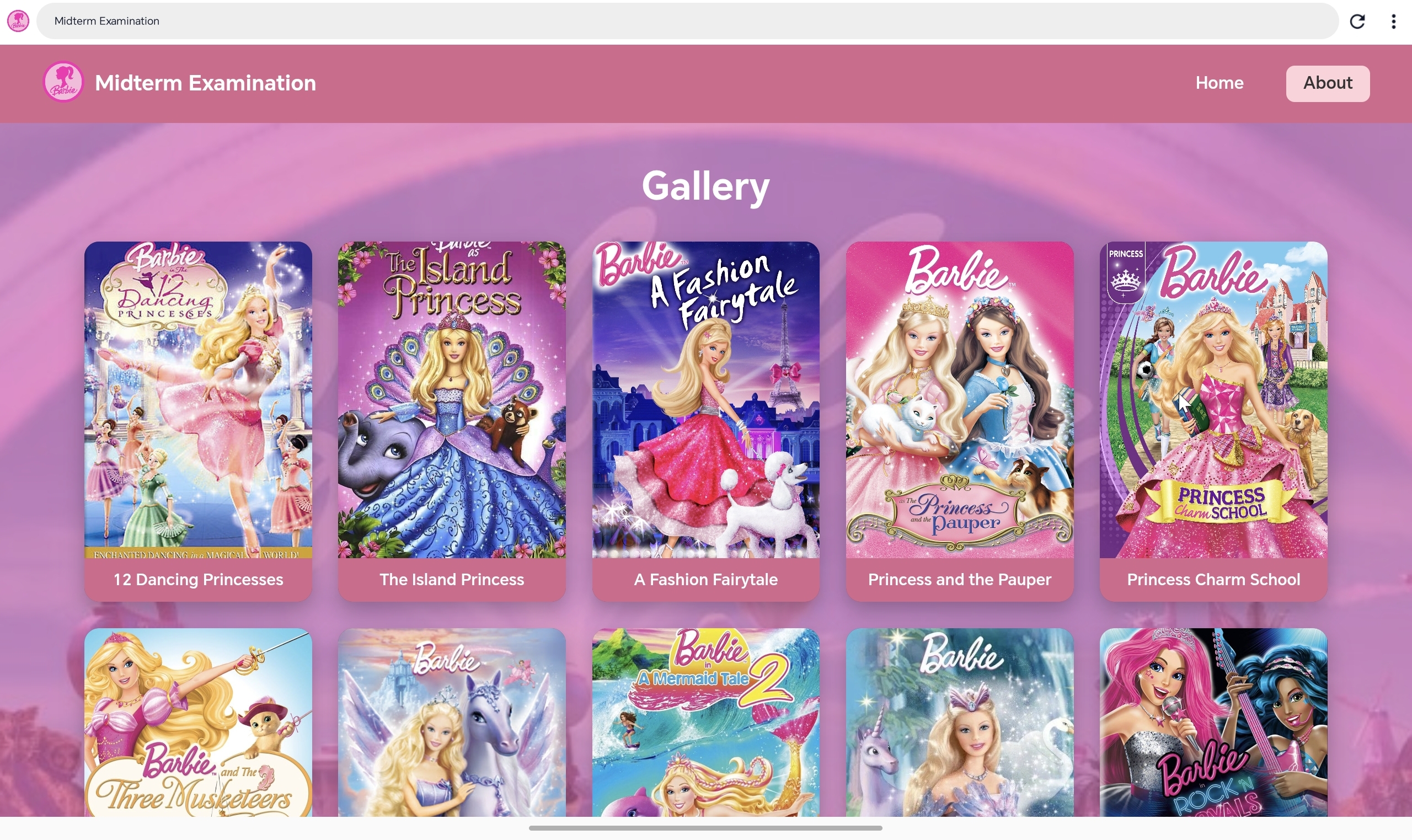 Barbie Movie Website